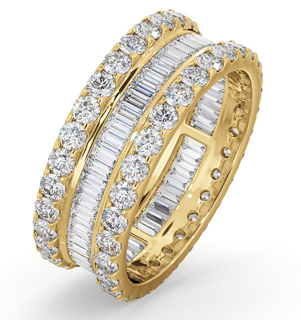 Eternity Ring Katie 18K Gold Diamond 3.00ct G/Vs